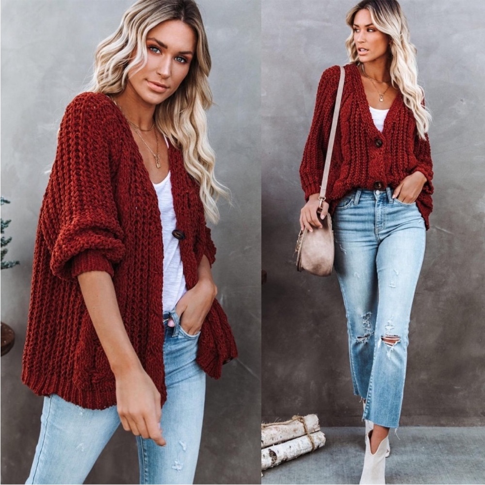 Vici Keely Chenille Cardigan